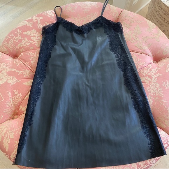Zara Faux Leather Camisole Dress - Picture 4 of 7